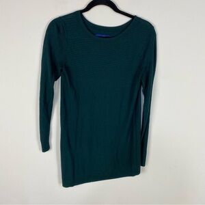 Apt 9 Forest Green Asymmetrical Sweater Lightweight